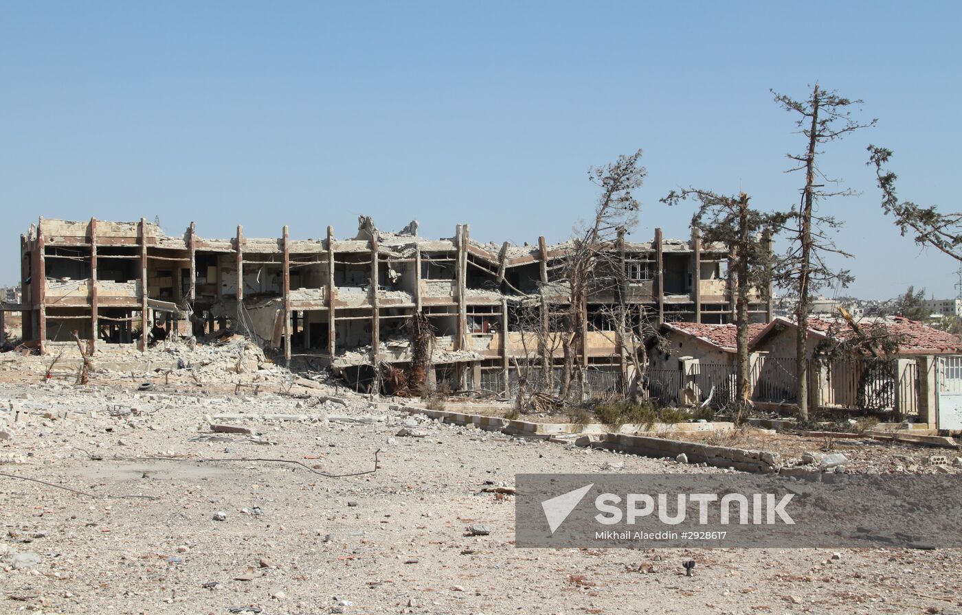 Syrian army cleans out Aleppo military school premises of terrorists