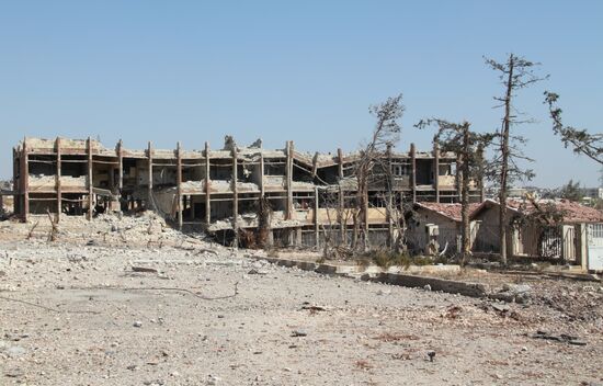 Syrian army cleans out Aleppo military school premises of terrorists