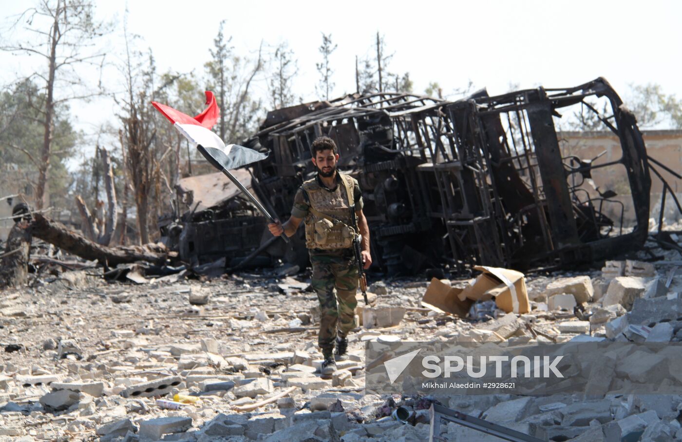 Syrian army cleans out Aleppo military school premises of terrorists