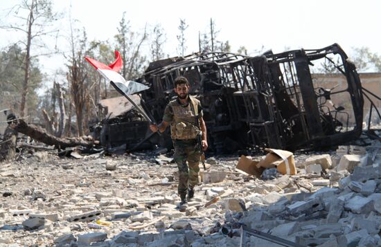 Syrian army cleans out Aleppo military school premises of terrorists