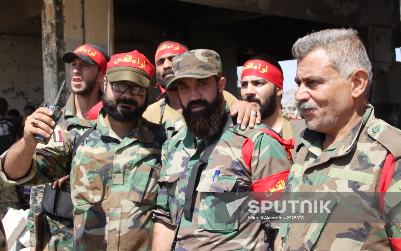 Syrian army cleans out Aleppo military school premises of terrorists