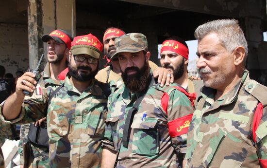 Syrian army cleans out Aleppo military school premises of terrorists