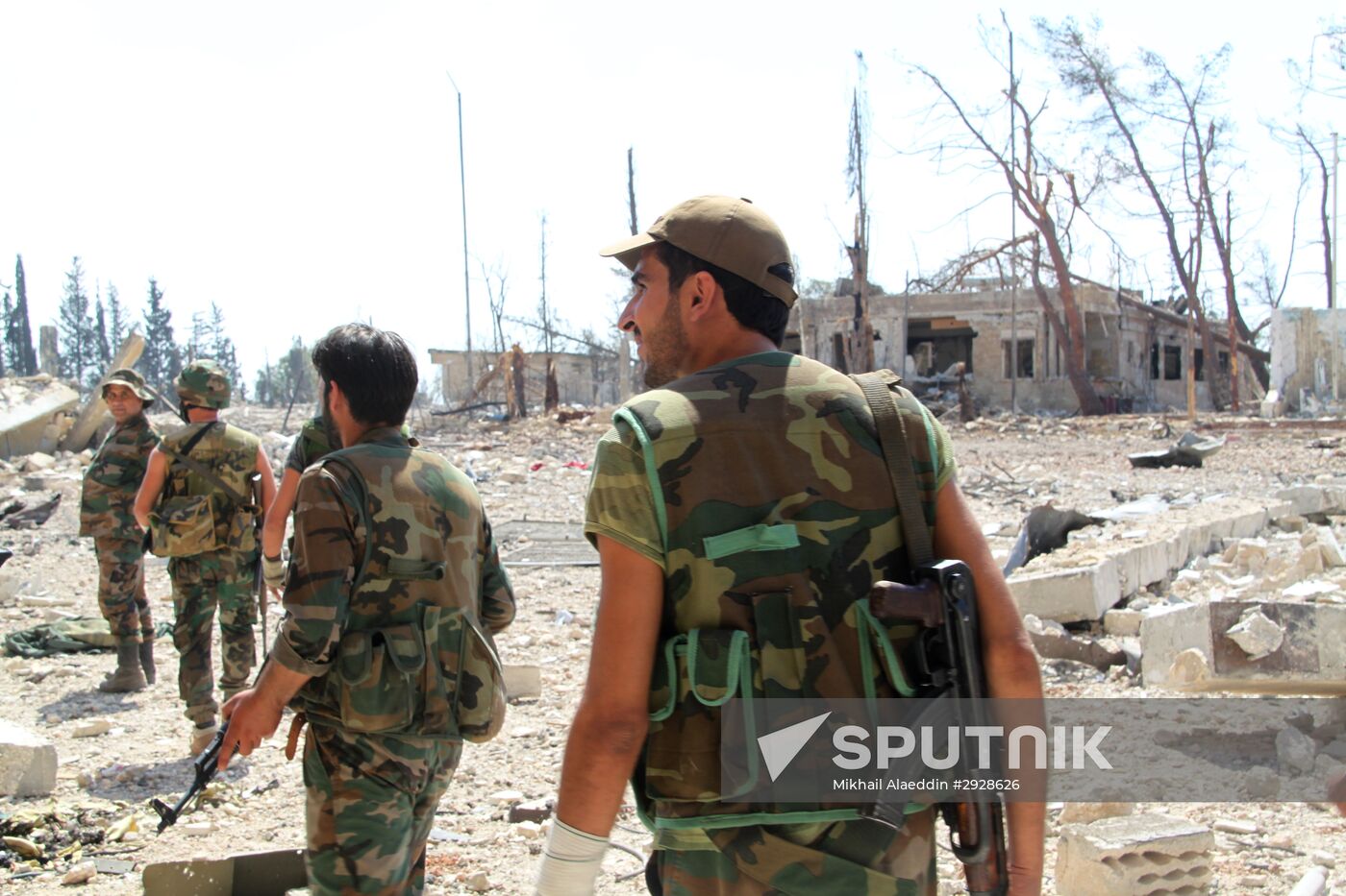 Syrian army cleans out Aleppo military school premises of terrorists