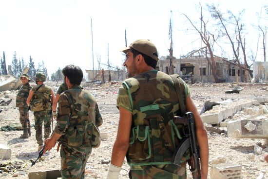 Syrian army cleans out Aleppo military school premises of terrorists