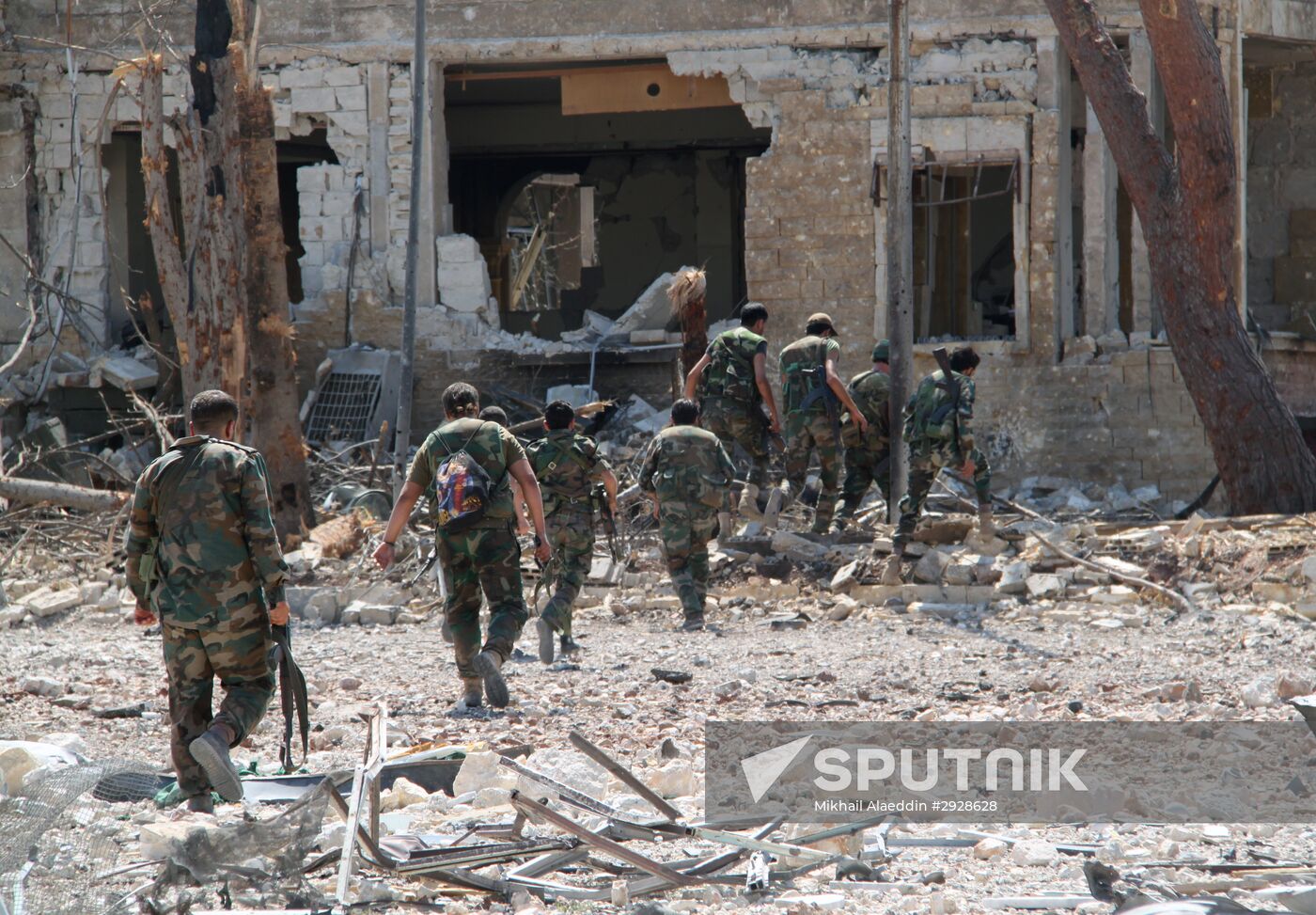 Syrian army cleans out Aleppo military school premises of terrorists