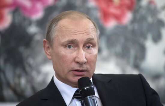 Russian President Vladimir Putin visits China. Day Three