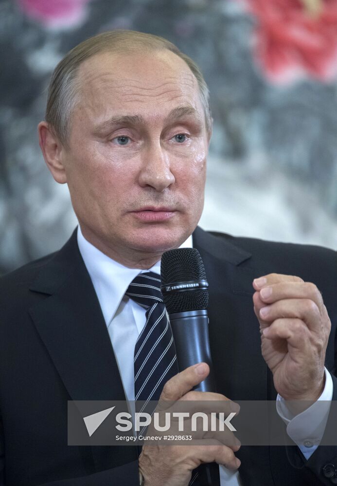 Russian President Vladimir Putin visits China. Day Three