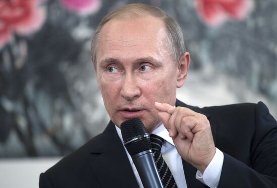 Russian President Vladimir Putin visits China. Day Three