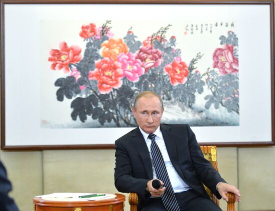Russian President Vladimir Putin visits China. Day Three