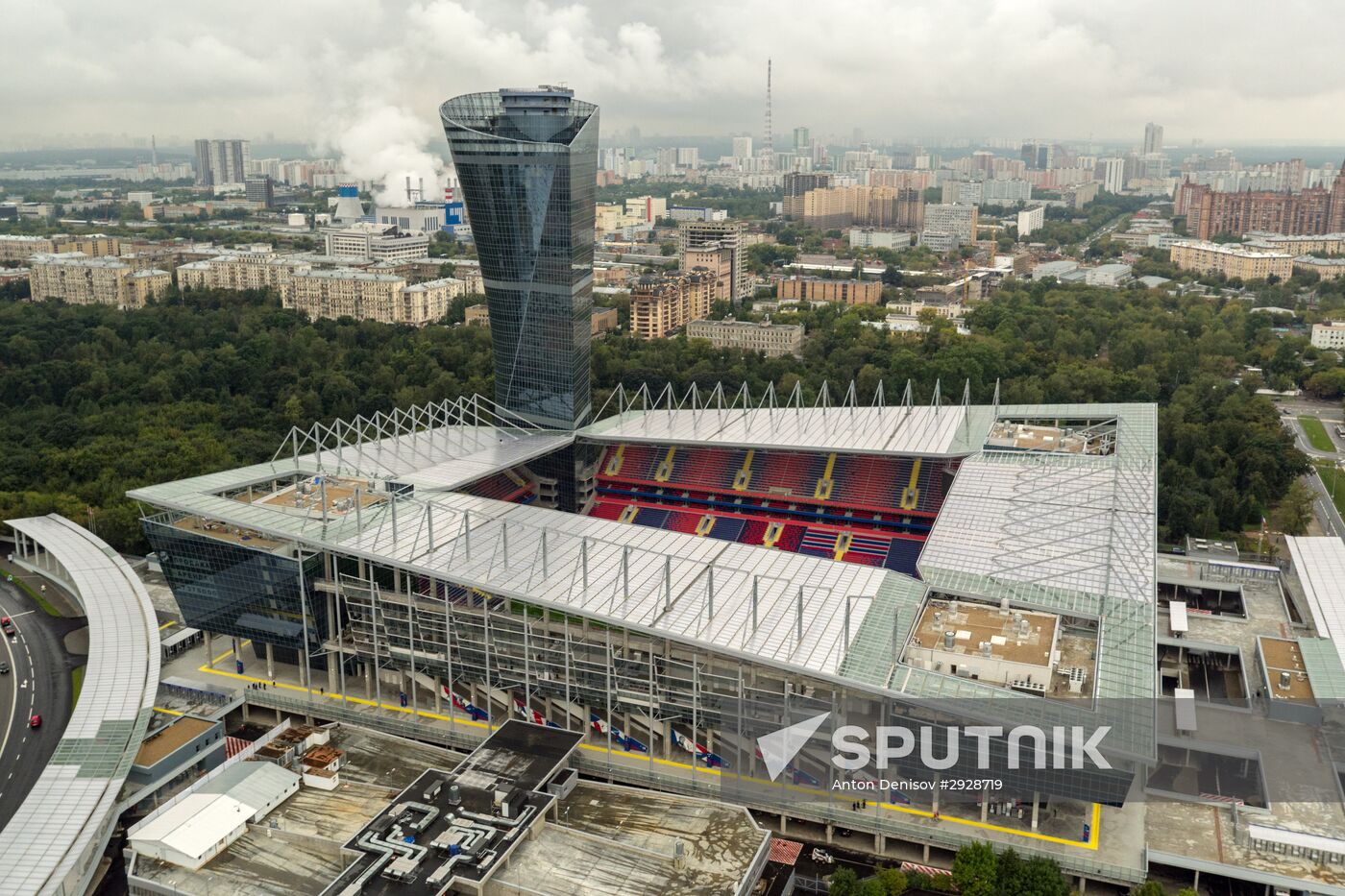 CSKA Arena before the opening