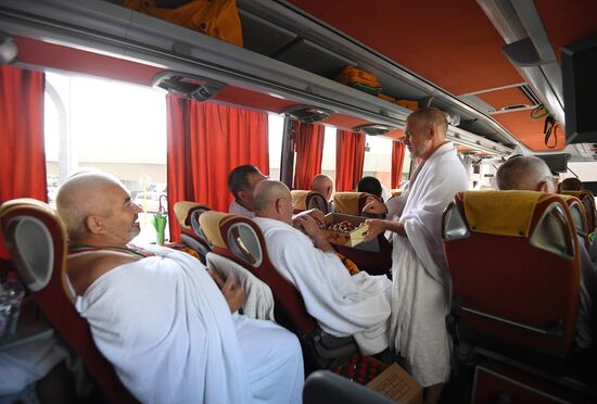 Pilgrims in Mecca