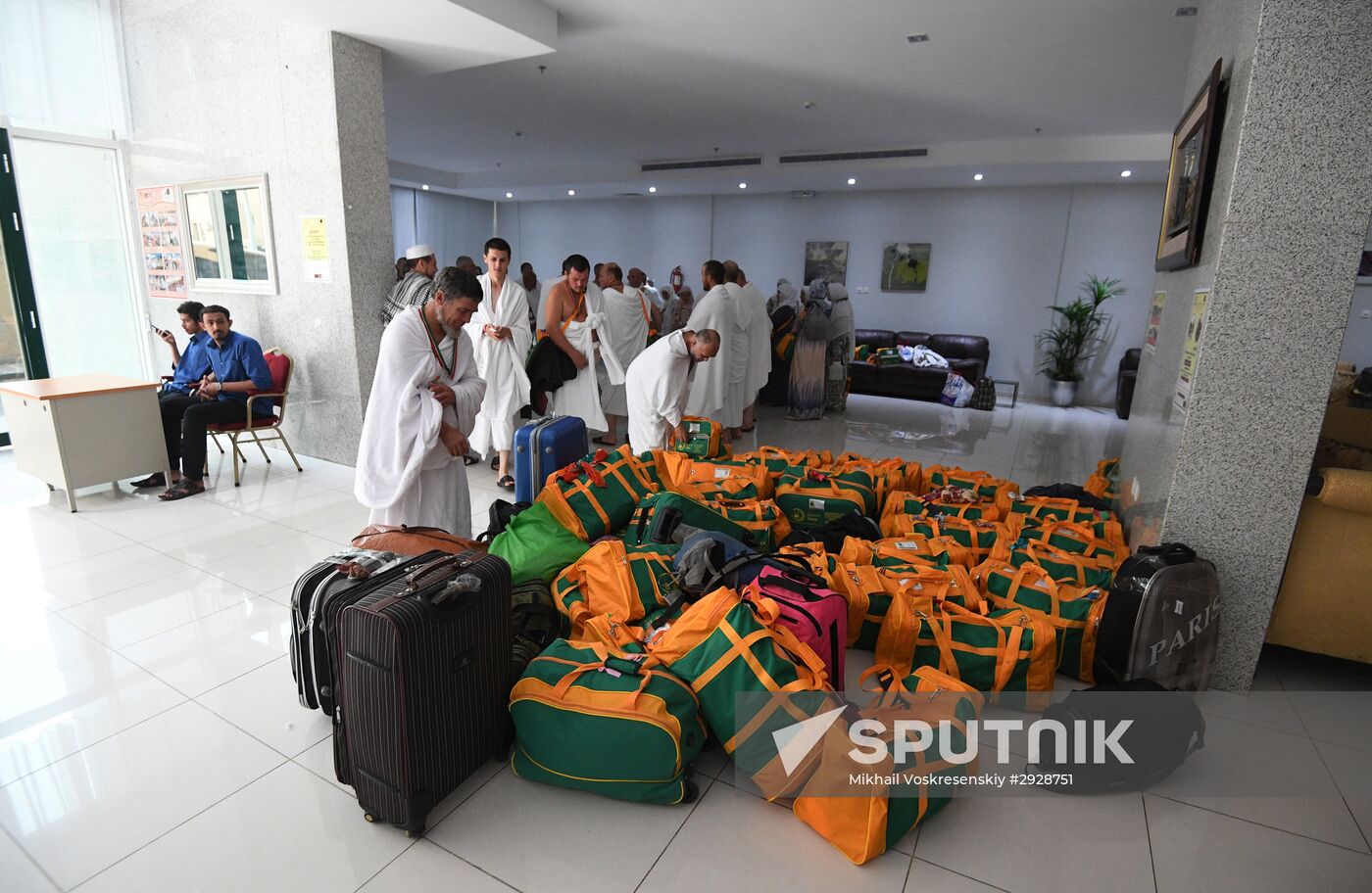 Pilgrims in Mecca