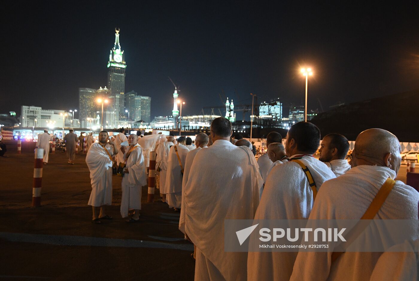 Pilgrims in Mecca