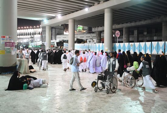 Pilgrims in Mecca