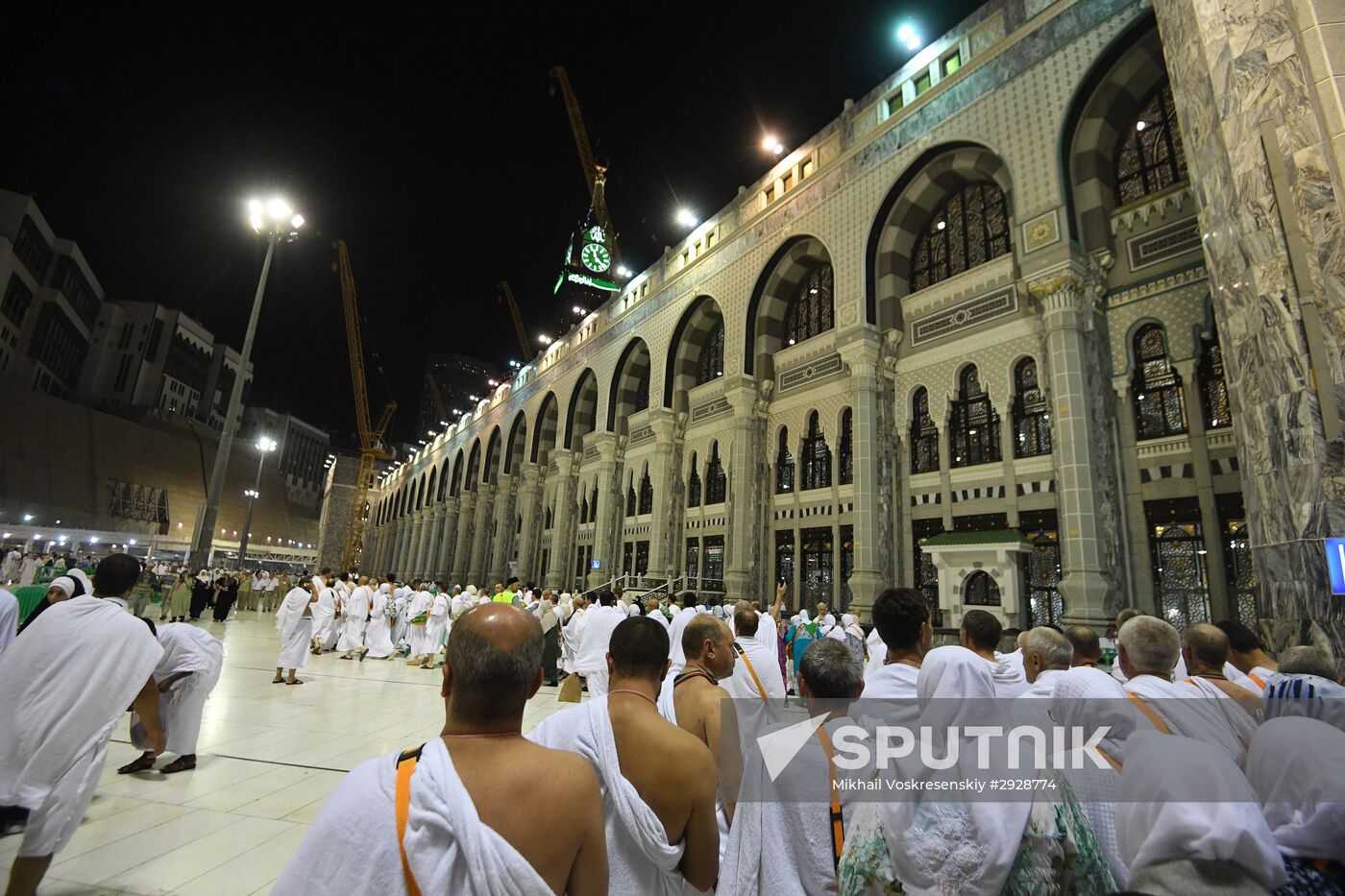 Pilgrims in Mecca