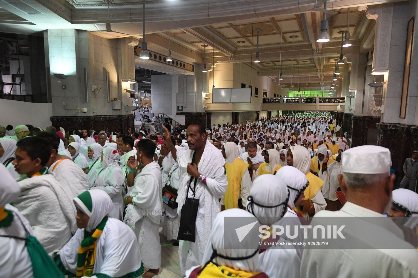 Pilgrims in Mecca