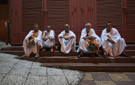 Pilgrims in Mecca