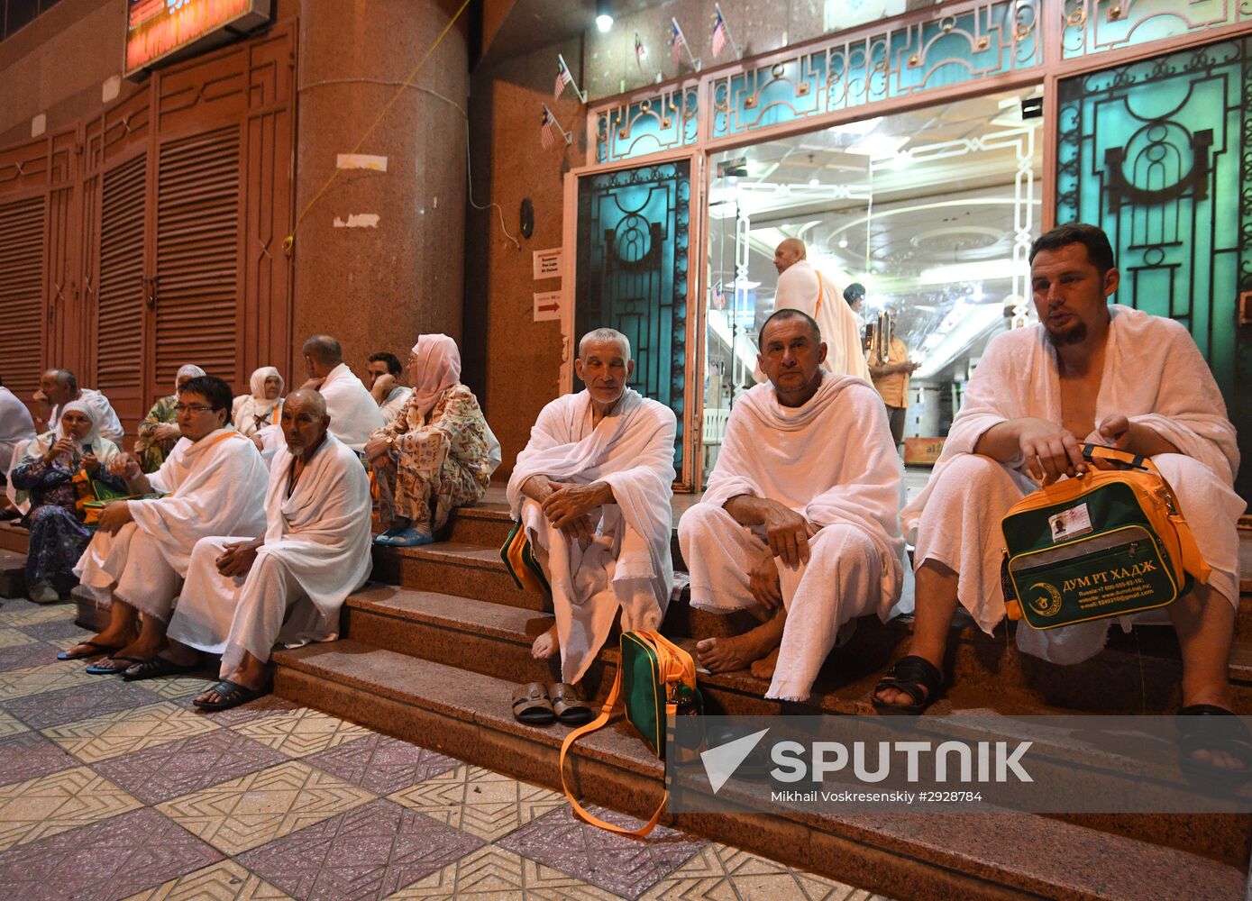 Pilgrims in Mecca