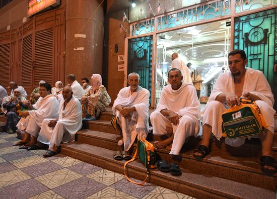Pilgrims in Mecca