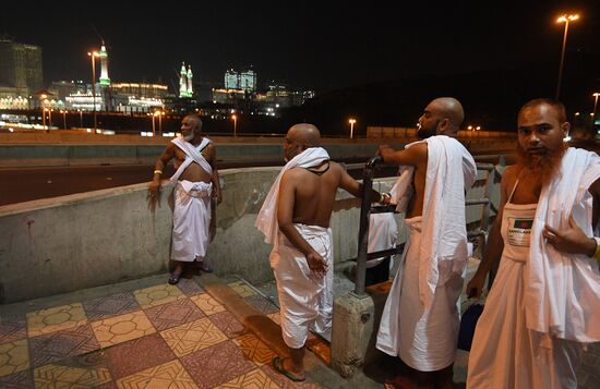 Pilgrims in Mecca