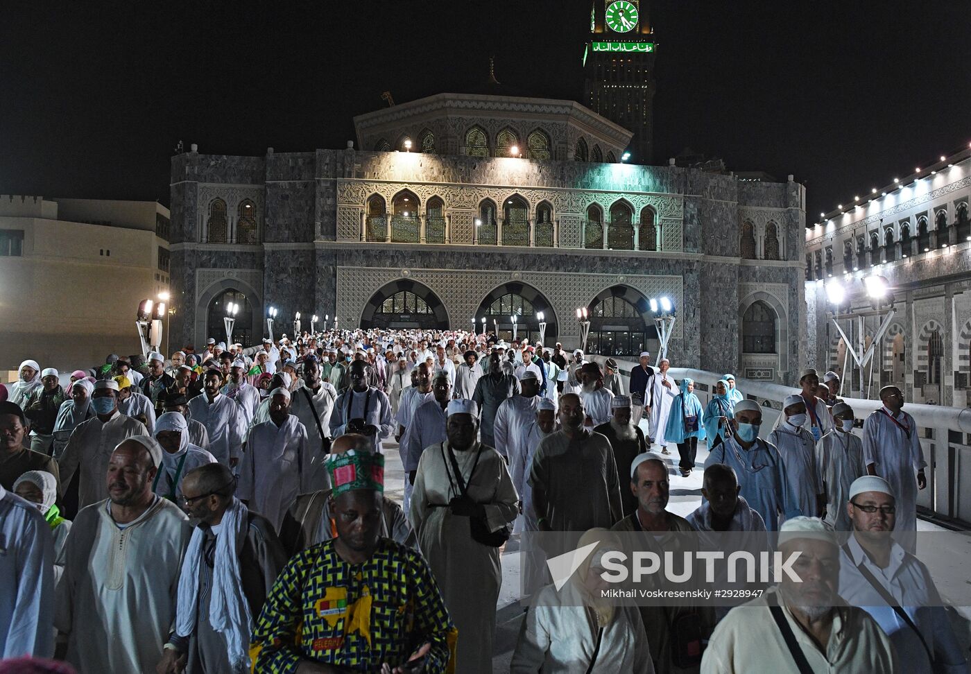 Pilgrims in Mecca