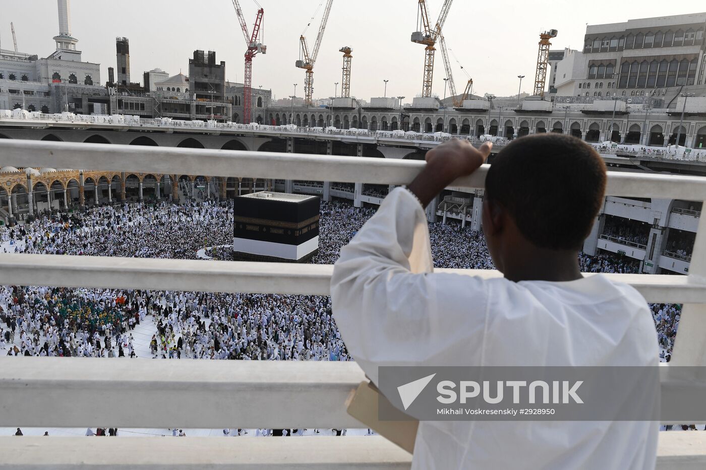 Pilgrims in Mecca