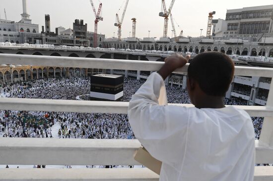 Pilgrims in Mecca