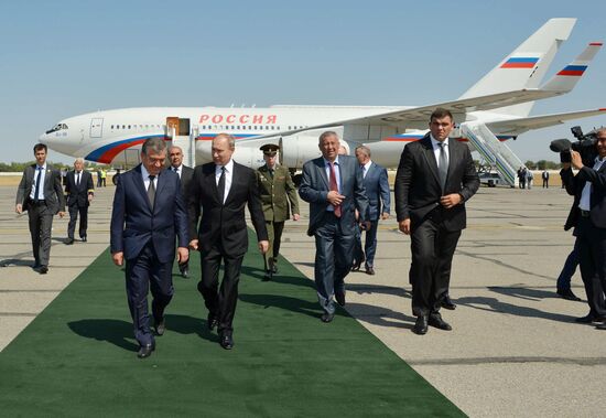 President Vladimir Putin visits Uzbekistan