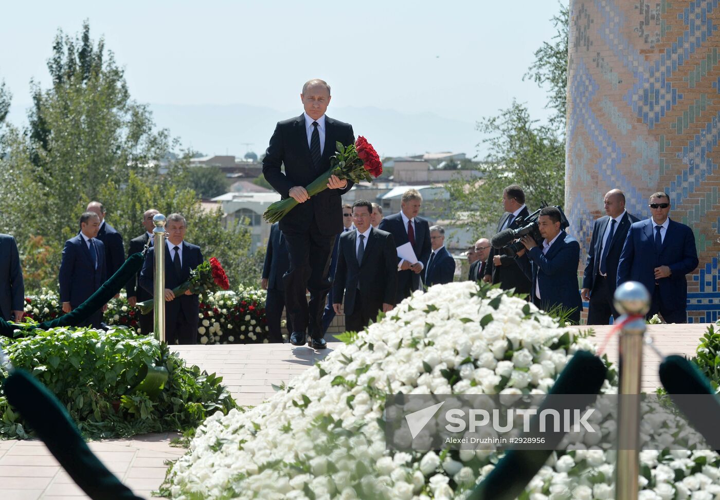 President Vladimir Putin visits Uzbekistan