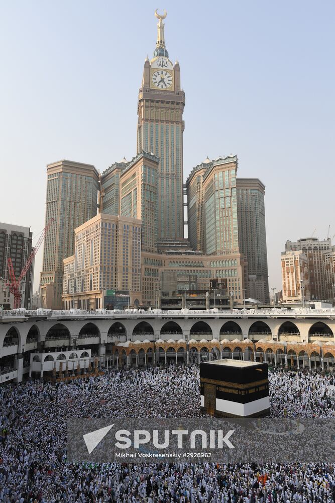 Pilgrims in Mecca
