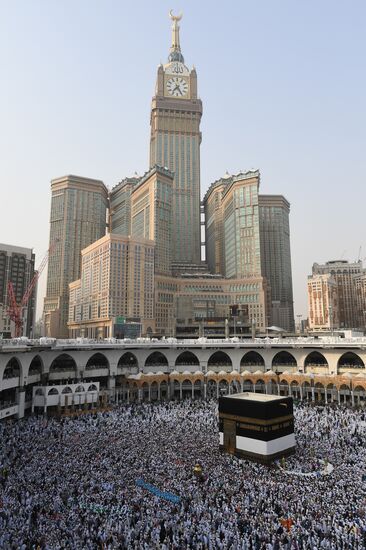 Pilgrims in Mecca