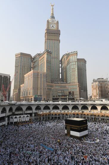 Pilgrims in Mecca