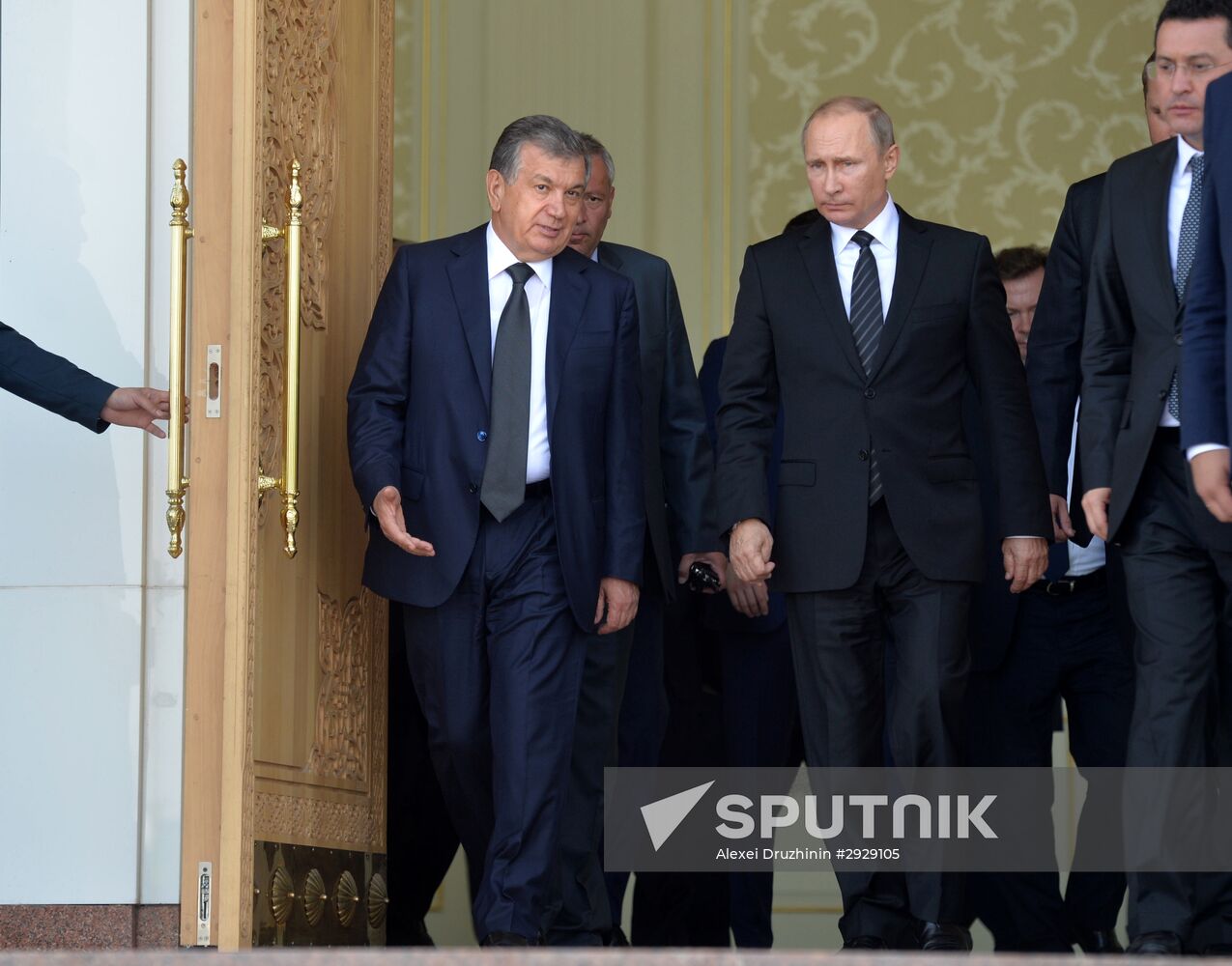 President Vladimir Putin visits Uzbekistan