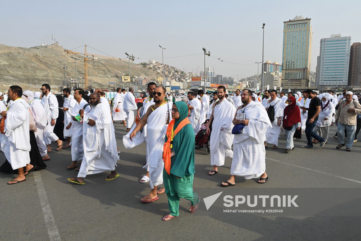 Pilgrims in Mecca