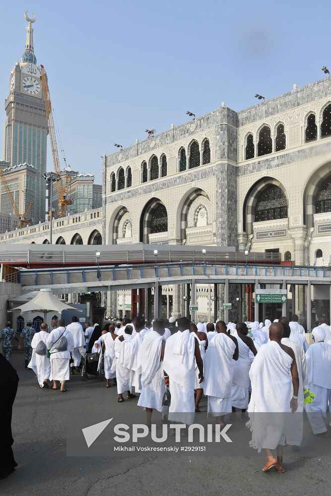 Pilgrims in Mecca