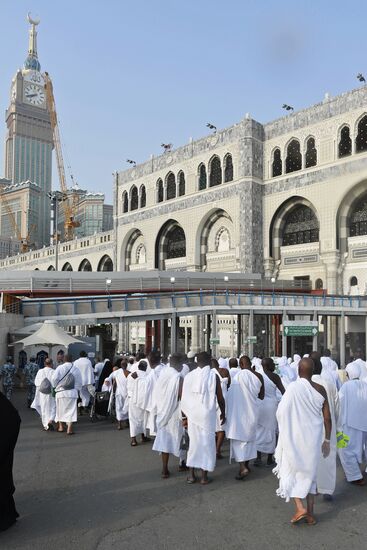 Pilgrims in Mecca