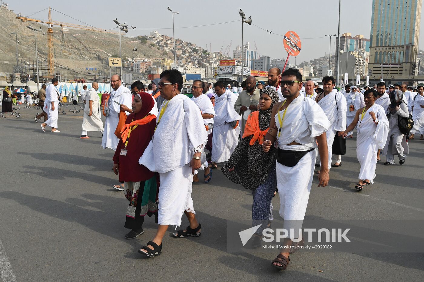 Pilgrims in Mecca