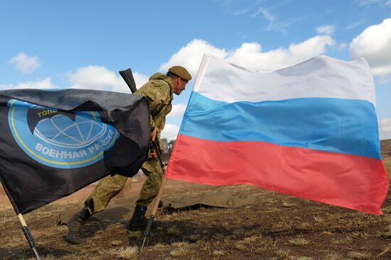 Military drills in Samara