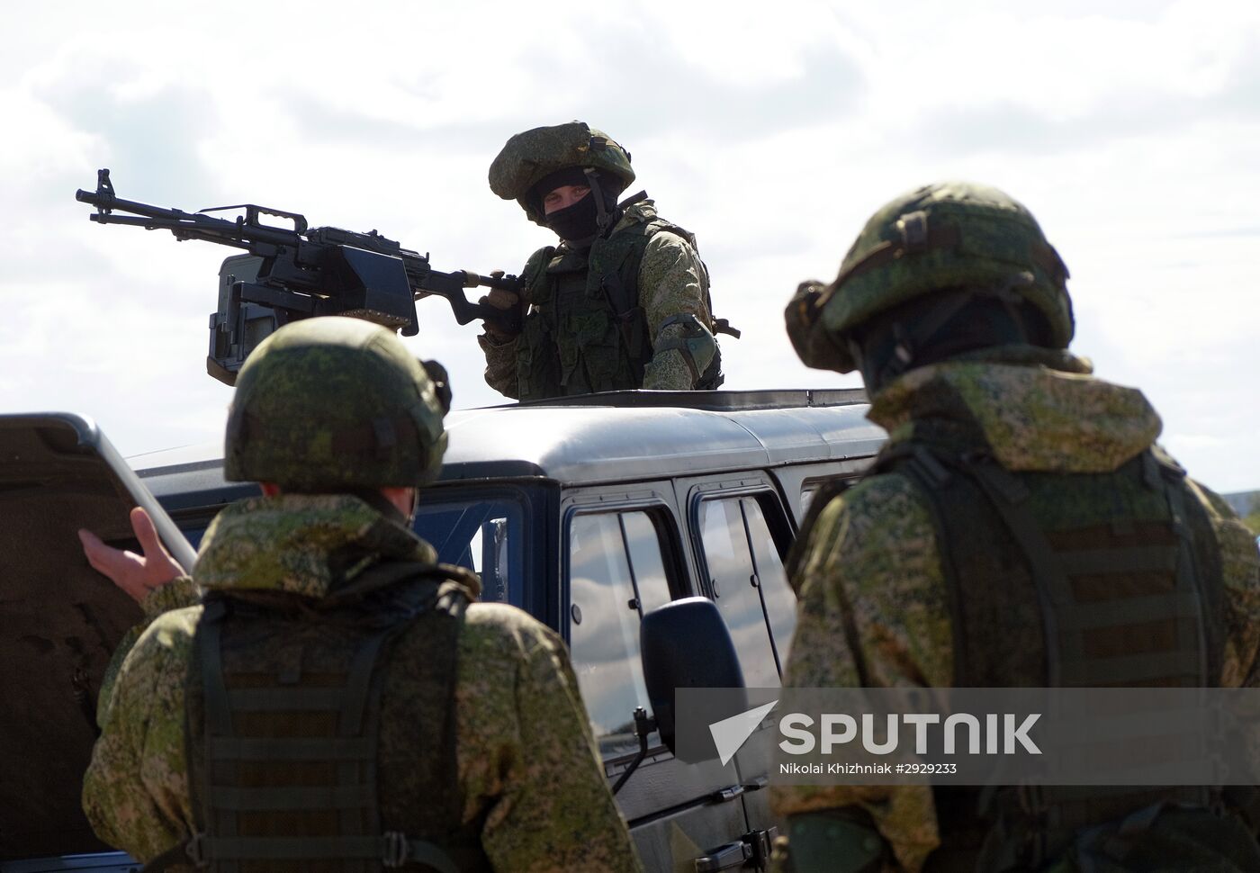 Military drills in Samara