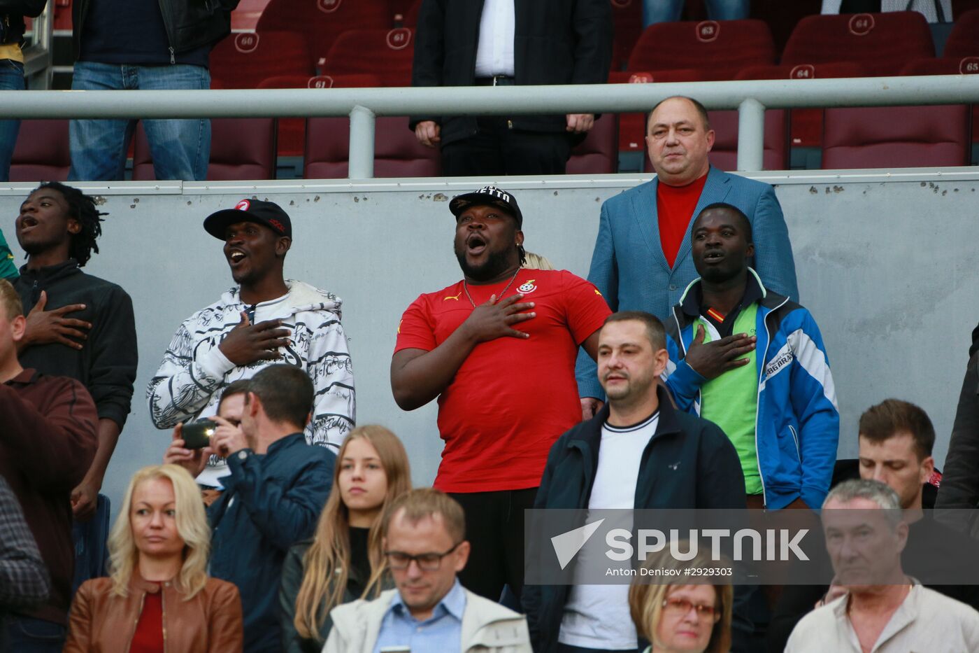 Football. Russia-Ghana friendly