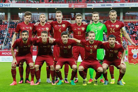 Football. Russia-Ghana friendly