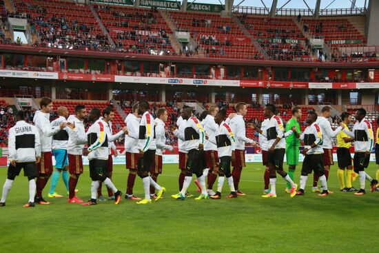 Football. Russia-Ghana friendly match