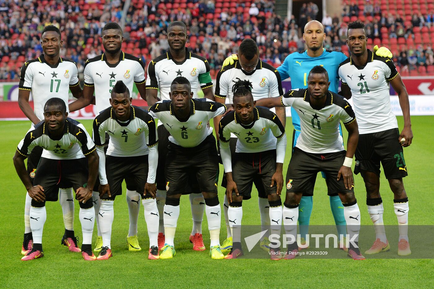 Football. Russia-Ghana friendly