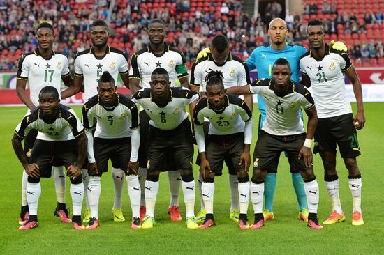 Football. Russia-Ghana friendly