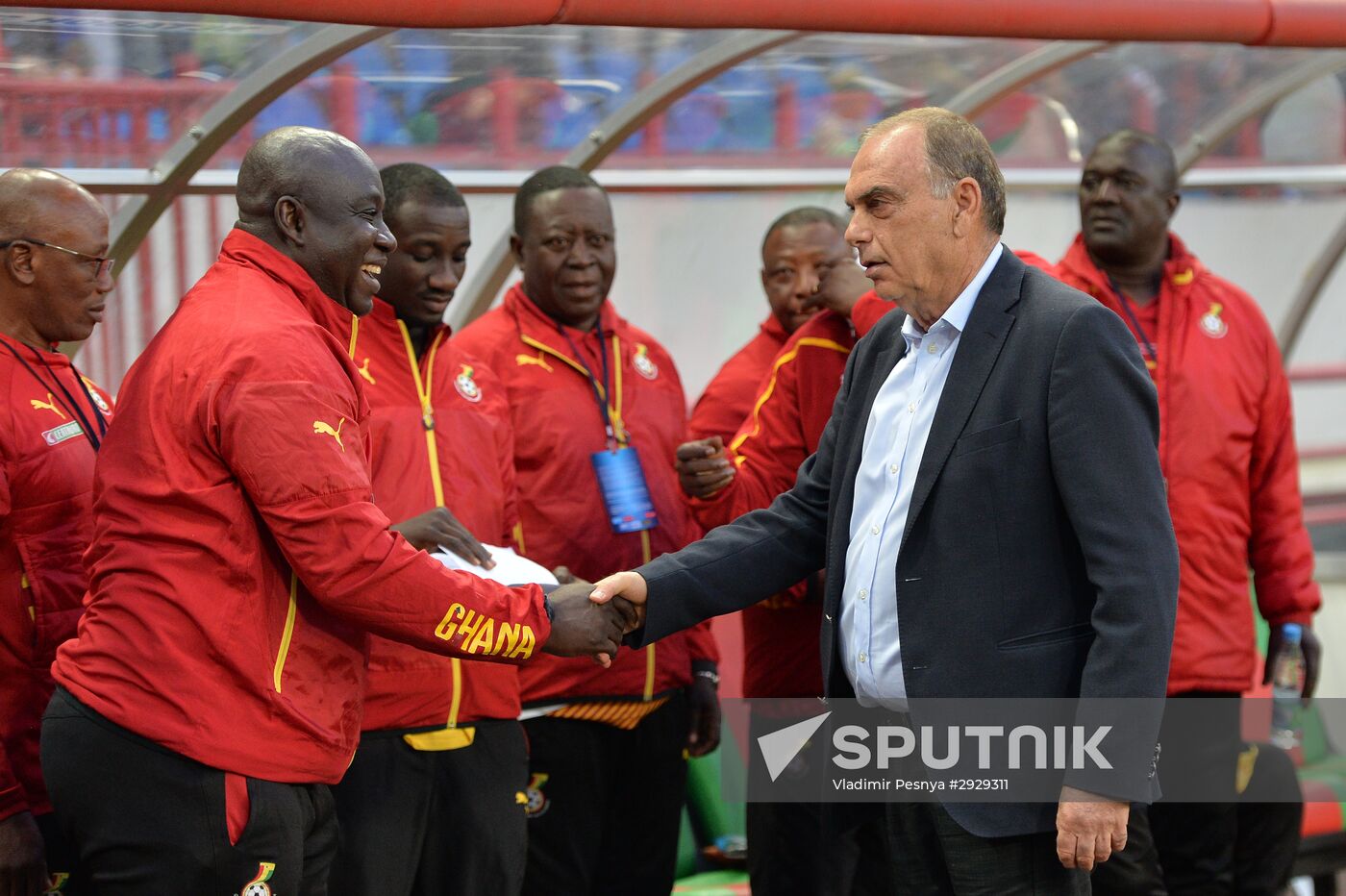 Football. Russia-Ghana friendly