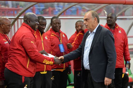 Football. Russia-Ghana friendly