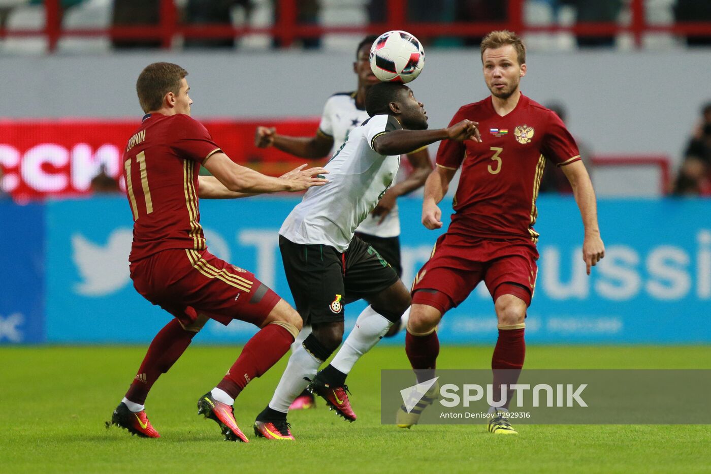 Football. Russia-Ghana friendly