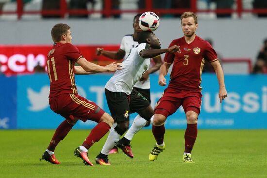 Football. Russia-Ghana friendly