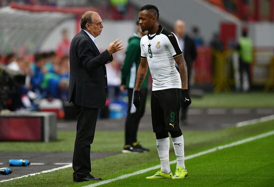 Football. Russia-Ghana friendly