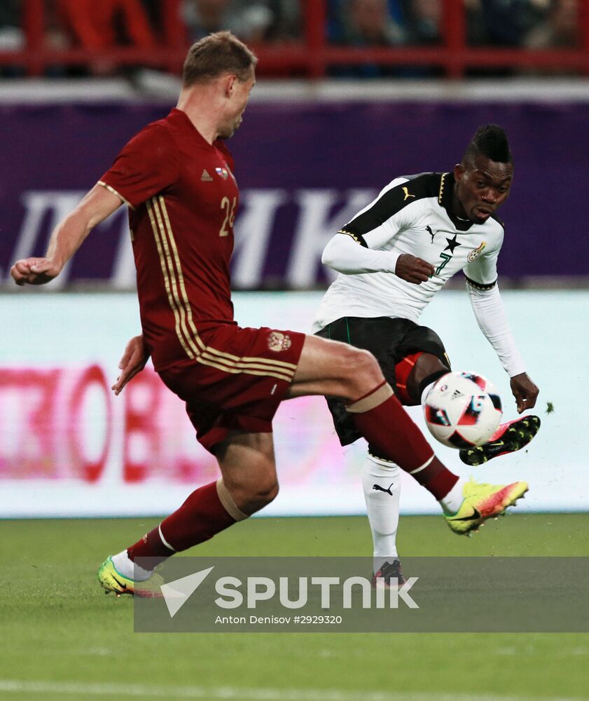 Football. Russia-Ghana friendly match